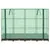 Produktbild 4 för Odlingslåda med växthusöverdrag rottinglook 160x40x123 cm