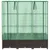Produktbild 4 för Odlingslåda med växthusöverdrag rottinglook 120x40x138 cm