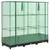 Produktbild 2 för Odlingslåda med växthusöverdrag rottinglook 120x40x123 cm