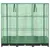 Produktbild 4 för Odlingslåda med växthusöverdrag rottinglook 120x40x123 cm