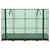 Produktbild 4 för Odlingslåda med växthusöverdrag rottinglook 160x40x123 cm