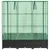 Produktbild 4 för Odlingslåda med växthusöverdrag rottinglook 120x40x138 cm
