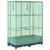 Produktbild 6 för Odlingslåda med växthusöverdrag rottinglook 80x40x123 cm