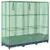 Produktbild 6 för Odlingslåda med växthusöverdrag rottinglook 120x40x123 cm