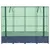 Produktbild 4 för Odlingslåda med växthusöverdrag rottinglook 160x40x138 cm