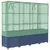Produktbild 6 för Odlingslåda med växthusöverdrag rottinglook 160x40x153 cm