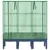 Produktbild 4 för Odlingslåda med växthusöverdrag rottinglook 120x40x140 cm