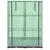 Produktbild 4 för Odlingslåda med växthusöverdrag rottinglook 80x40x123 cm