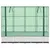 Produktbild 4 för Odlingslåda med växthusöverdrag rottinglook 160x40x138 cm