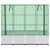 Produktbild 4 för Odlingslåda med växthusöverdrag rottinglook 160x40x153 cm