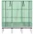 Produktbild 4 för Odlingslåda med växthusöverdrag rottinglook 120x40x140 cm