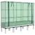 Produktbild 2 för Odlingslåda med växthusöverdrag rottinglook 160x40x140 cm