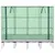 Produktbild 4 för Odlingslåda med växthusöverdrag rottinglook 160x40x140 cm