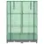 Produktbild 4 för Odlingslåda med växthusöverdrag rottinglook 80x40x123 cm