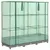 Produktbild 2 för Odlingslåda med växthusöverdrag rottinglook 120x40x123 cm