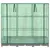 Produktbild 4 för Odlingslåda med växthusöverdrag rottinglook 120x40x123 cm