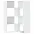 Produktbild 2 för Bokhylla hörn 4 hyllplan vit 85x85x140 cm konstruerat trä