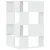 Produktbild 6 för Bokhylla hörn 4 hyllplan vit 85x85x140 cm konstruerat trä