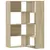 Produktbild 2 för Bokhylla hörn 4 hyllplan sonoma-ek 85x85x140 cm konstruerat trä