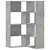 Produktbild 2 för Bokhylla hörn 4 hyllplan betonggrå 85x85x140 cm konstruerat trä