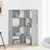 Produktbild 3 för Bokhylla hörn 4 hyllplan betonggrå 85x85x140 cm konstruerat trä