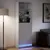 Produktbild 5 för Högskåp med LEDs vit 69x32,5x200 cm konstruerat trä