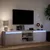 Produktbild 5 för Tv-bänk med LEDs vit 180x34x50 cm konstruerat trä