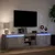 Produktbild 5 för Tv-bänk med LEDs grå sonoma 180x34x50 cm konstruerat trä