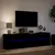Produktbild 5 för Tv-bänk med LEDs svart 180x34x50 cm konstruerat trä
