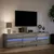 Produktbild 5 för Tv-bänk med LEDs grå sonoma 180x34x50 cm konstruerat trä