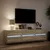 Produktbild 5 för Väggmonterad tv-bänk LEDs sonoma-ek 180x31x45 cm
