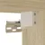 Produktbild 10 för Väggmonterad tv-bänk LEDs sonoma-ek 180x31x39,5 cm