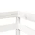 Produktbild 9 för Loftsäng utan madrass vit 90x200 cm massiv furu