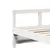 Produktbild 8 för Dagbädd utan madrass vit 80x200 cm massiv furu