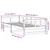 Produktbild 10 för Dagbädd utan madrass vit 90x200 cm massiv furu