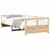 Produktbild 4 för Dagbädd naturfärgad 90x190 cm massiv furu