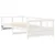 Produktbild 3 för Dagbädd utan madrass vit 90x190 cm massiv furu