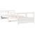 Produktbild 7 för Dagbädd utan madrass vit 90x190 cm massiv furu