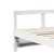 Produktbild 8 för Dagbädd utan madrass vit 90x190 cm massiv furu