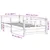 Produktbild 10 för Dagbädd utan madrass vit 90x190 cm massiv furu