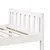 Produktbild 8 för Barnsäng utan madrass vit 80x200 cm massiv furu