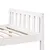 Produktbild 8 för Barnsäng utan madrass vit 90x190 cm massiv furu