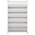 Produktbild 5 för Odlingshylla för örter vit 69x40x101,5 cm massiv furu