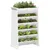 Produktbild 4 för Odlingshylla för örter vit 69x40x101,5 cm massiv furu
