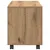 Produktbild 6 för Skåp med hjul ek 72x33x42,5 cm konstruerat trä