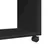 Produktbild 8 för Sidobord med hjul svart 70x35x60 cm konstruerat trä