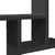 Produktbild 8 för Vägghyllor 2 st svart 50x12x50 cm konstruerat trä