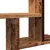Produktbild 8 för Vägghyllor 2 st åldrat trä 50x12x50 cm konstruerat trä