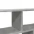 Produktbild 8 för Vägghylla betonggrå 100x25x50 cm konstruerat trä