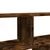 Produktbild 8 för Vägghylla rökfärgad ek 100x25x50 cm konstruerat trä